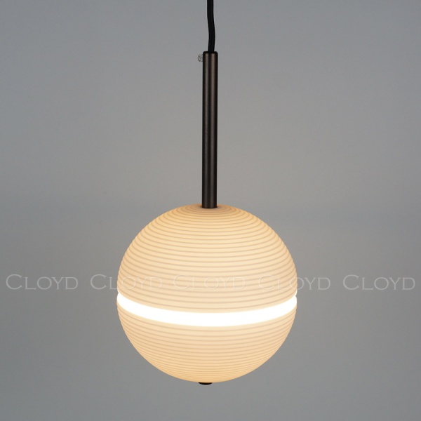 Подвесной светильник Cloyd COSMORA P1 / выс. 32 см - керамика - черный (арт.12503) от интернет-магазина IDODOM.RU