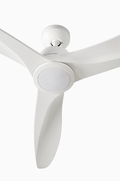 Белый потолочный вентилятор Tonic LED с двигателем постоянного тока от интернет-магазина IDODOM.RU