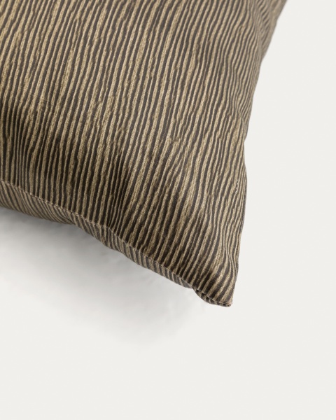 Чехол для подушки Mirca зеленый с текстурой 45 x 45 см от интернет-магазина IDODOM.RU