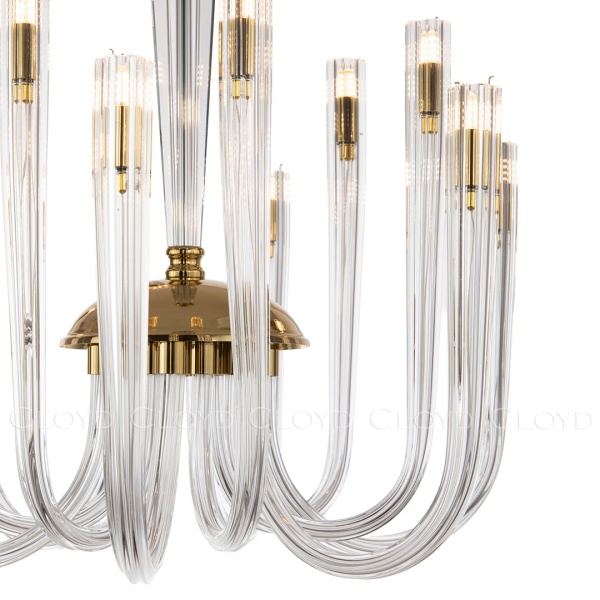 Люстра Cloyd AEDA C12 / Ø60 см - золото (арт.11661) от интернет-магазина IDODOM.RU