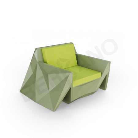 Кресло Quaro с подушками Olive green, Green