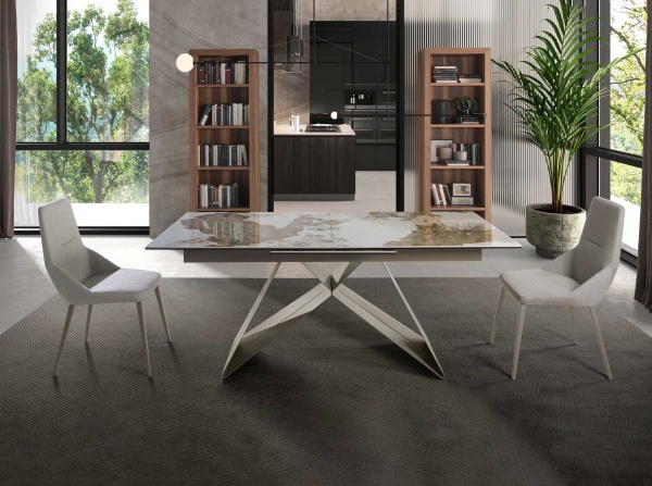 Стул 4132/A137 светло-серый тканевый от интернет-магазина IDODOM.RU