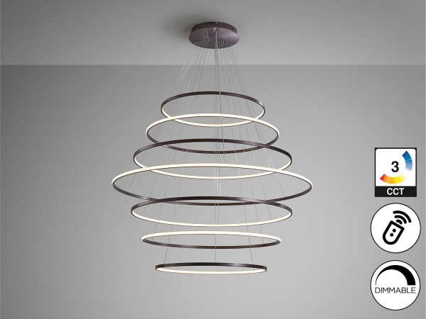 Odessa Люстра 7 арок D150 бронзовый от интернет-магазина IDODOM.RU