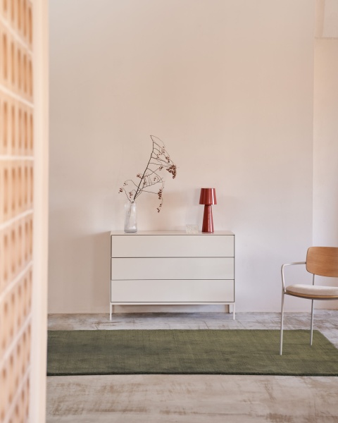 Vedrana Комод с 3 ящиками белый лак 110 x 75 см от интернет-магазина IDODOM.RU