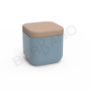 Пуф Grace бирюзового цвета, аксессуар карамельного цвета