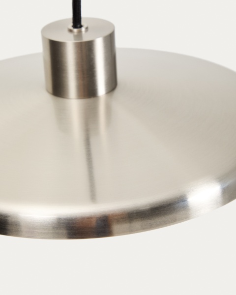 Пoдвесной светильник Nuvira из светло-серого металла от интернет-магазина IDODOM.RU