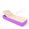 Шезлонг Grace Deep Violet, Milk