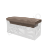Сиденье для Icelandic Horizontal кофейного цвета