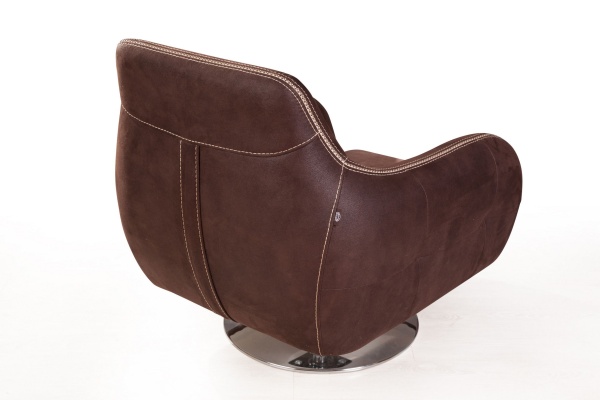 Napoli (Неаполь) кресло на хромированной опоре, замша от интернет-магазина IDODOM.RU