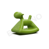 Собака-качалка Skippy 40 зеленого цвета
