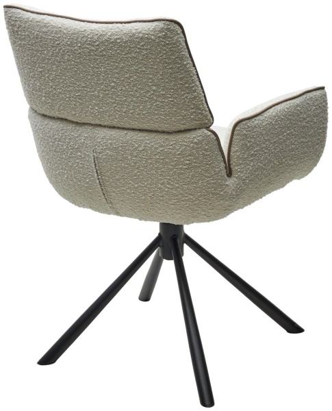 Стул Vilt букле белый, поворотно-возвратный механизм 360 градусов от интернет-магазина IDODOM.RU