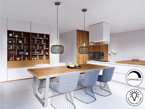 Подвесной светильник Osiris 1L черно-золотой от интернет-магазина IDODOM.RU