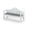 Скамейка Province Snow White, Gray