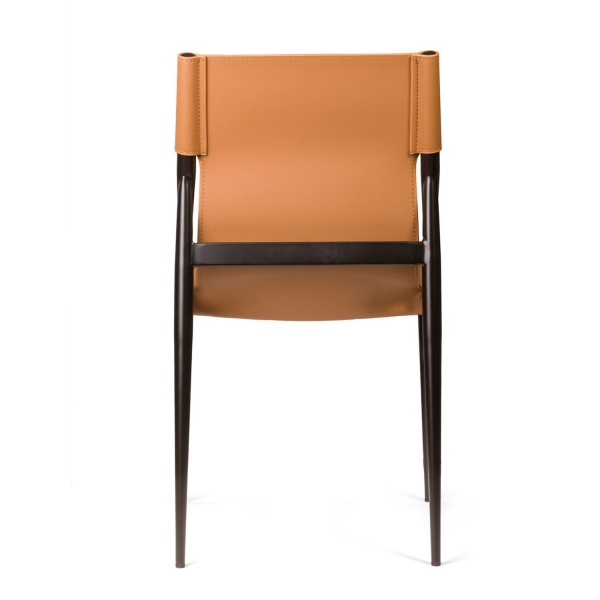 Стул Pranzo, кожа коричневый от интернет-магазина IDODOM.RU