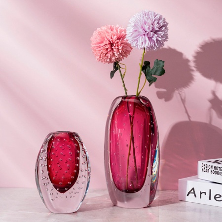 Ваза Cloyd ZANNY Vase / выс. 17 см - красн. стекло (арт.50048) от интернет-магазина IDODOM.RU