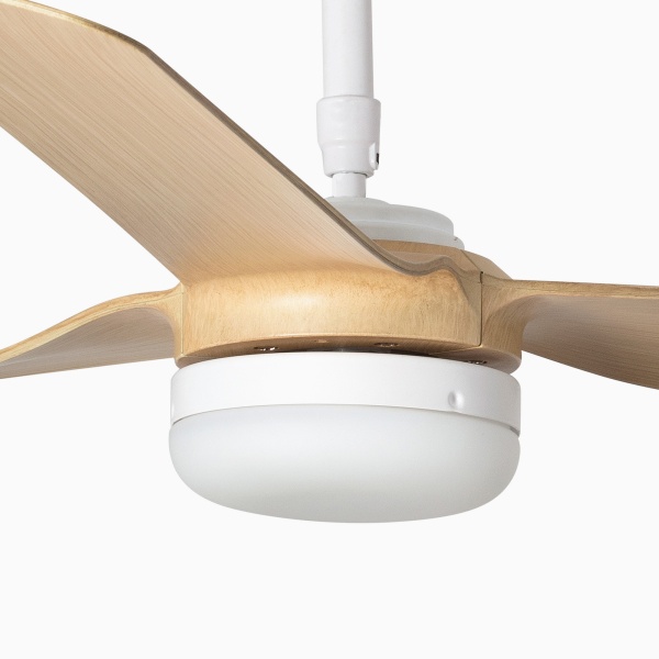 PUNT M LED Белый/светлый вентилятор из дерева DC SMART от интернет-магазина IDODOM.RU