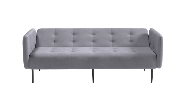 Monaco диван-кровать прямой с подлокотниками, трехместный, бархат 03 от интернет-магазина IDODOM.RU