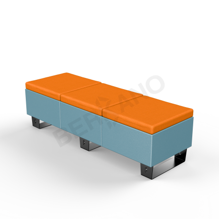 Скамейка Brick 180 Blue Pine, Orange