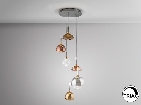 Люстра Charlize 6L разноцветная от интернет-магазина IDODOM.RU