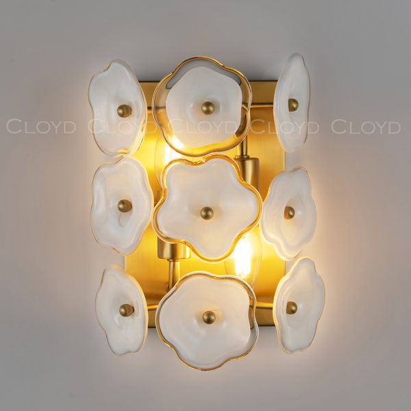 Бра Cloyd EFIOPIA W2 / выс. 28 см - латунь (арт.20393) от интернет-магазина IDODOM.RU