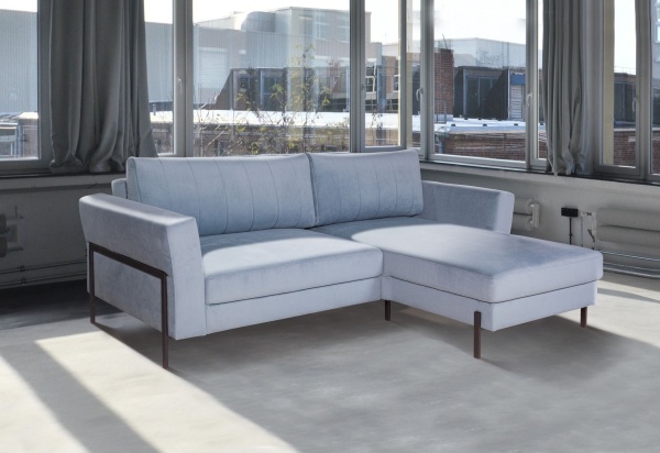 Fiji диван-кровать с шезлонгом, велюр от интернет-магазина IDODOM.RU