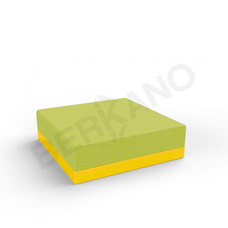 Пуф Quarter modular с подушками Yellow, Green