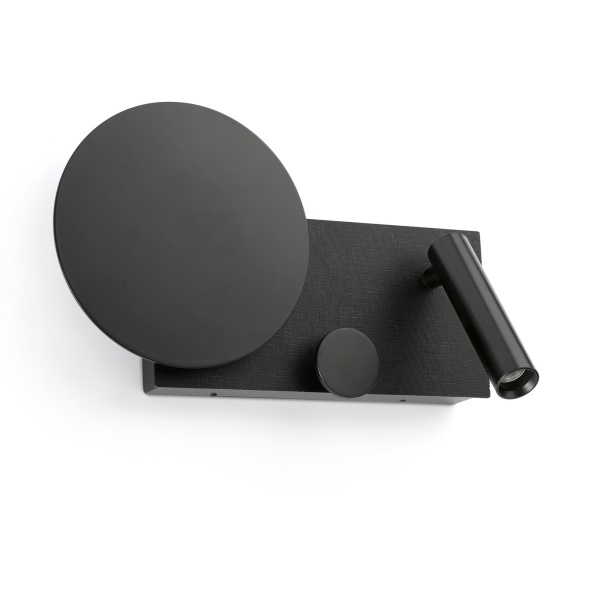 KLEE Бра с ридером слева LED10W черное 3W 2700K DIM от интернет-магазина IDODOM.RU