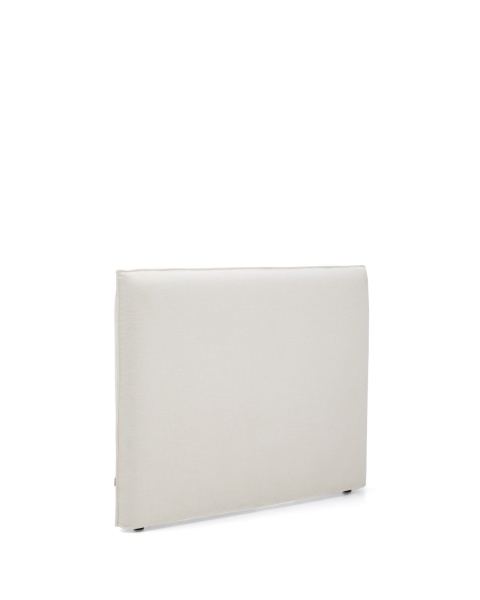 Изголовье кровати Jaira из белого шенилла со съемным чехлом для кроватей шириной до 150 см от интернет-магазина IDODOM.RU