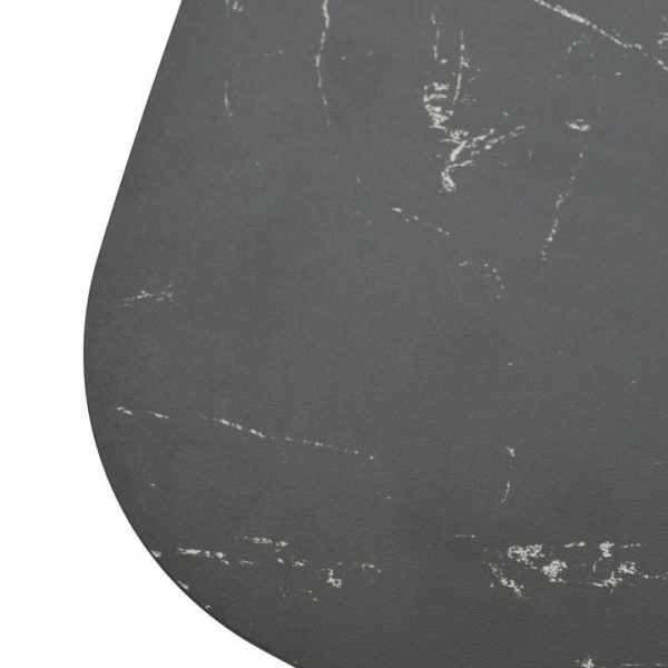 Стол обеденный Ring (160+40+40) керамика матовая черная от интернет-магазина IDODOM.RU