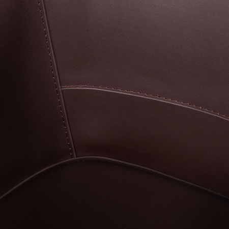 Стул  с подлокотниками GIO, кожа коричневый от интернет-магазина IDODOM.RU