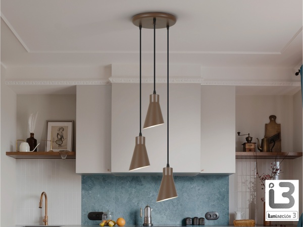 Bera Люстра 3L коричневый от интернет-магазина IDODOM.RU