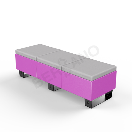 Скамейка Brick 180 Royal Purple, Gray