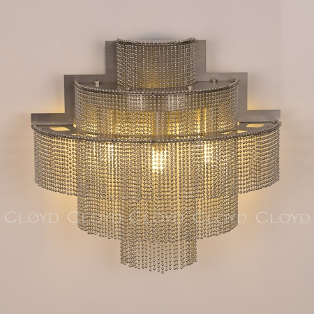 Бра Cloyd ONASSIS W3 / выс. 27 см - хром (арт.20371) от интернет-магазина IDODOM.RU