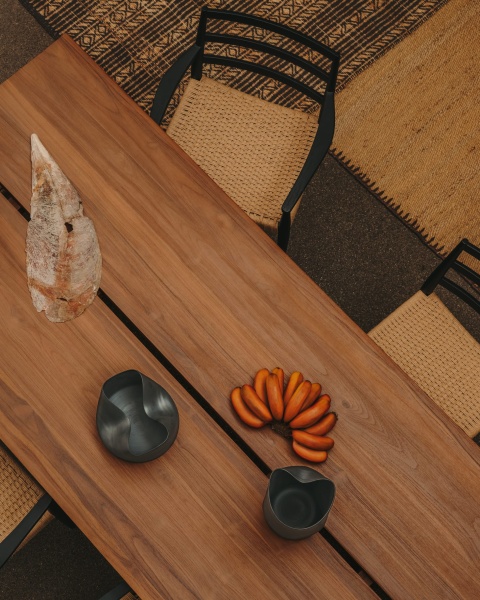 Стол Sashi из массива тикового дерева 220 x 100 см от интернет-магазина IDODOM.RU