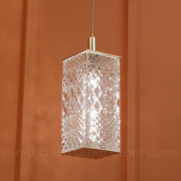 Подвесной светильник Cloyd PROMENADE P1 / шир. 8 см - золото (арт.11526) от интернет-магазина IDODOM.RU