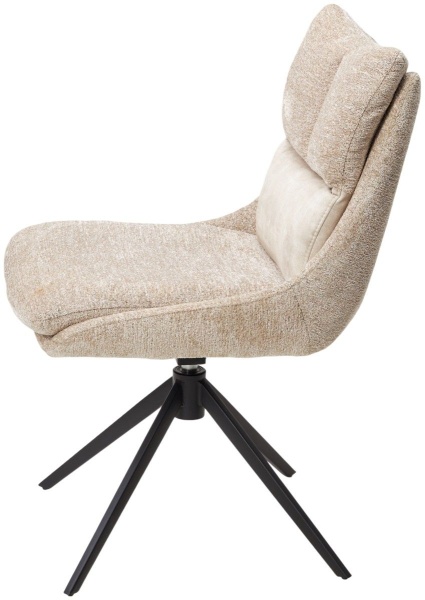 Стул Marlin ткань комби бежевый, поворотно-возвратный механизм 360 градусов от интернет-магазина IDODOM.RU