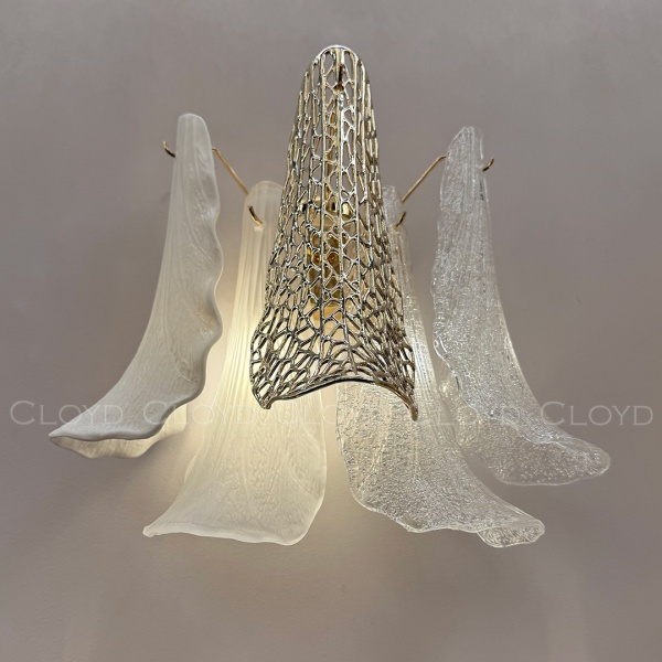 Бра Cloyd WASABI W2 / выс. 33 см - керамика - золото (арт.20406) от интернет-магазина IDODOM.RU