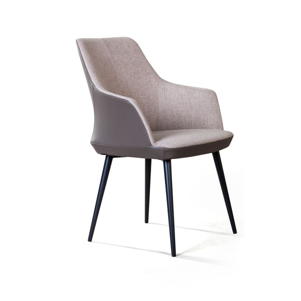 Стул с подлокотниками Франк, рогожка комби бежевый от интернет-магазина IDODOM.RU