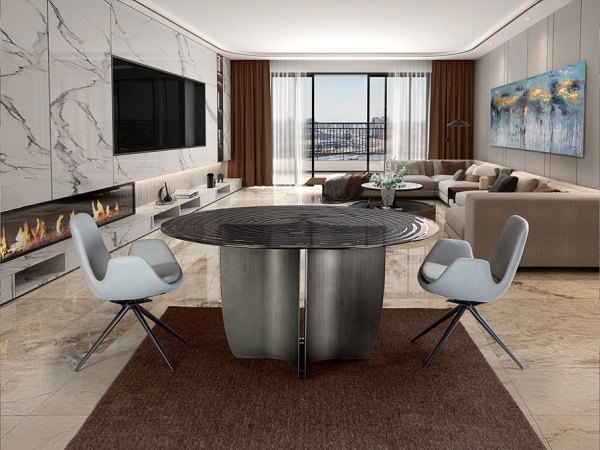 Night Обеденный стол 150D- свинцово-серый от интернет-магазина IDODOM.RU