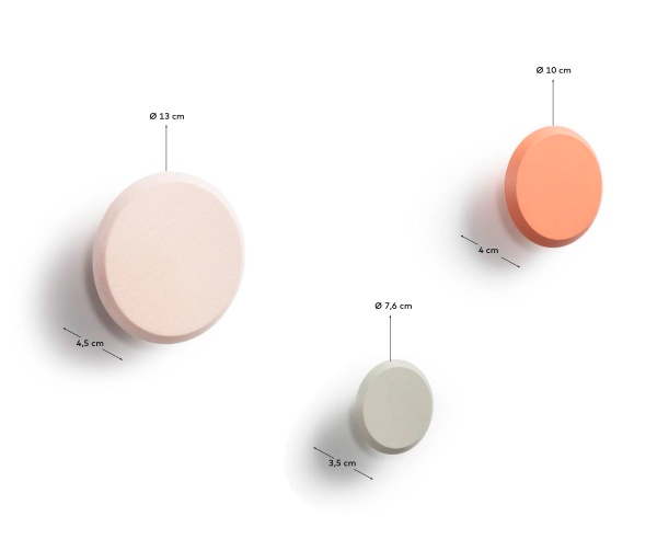 Набор вешалок Nadua разноцветный от интернет-магазина IDODOM.RU