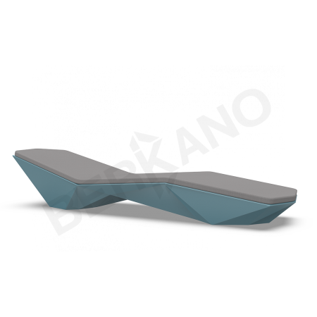 Шезлонг Quaro с подушками Blue Pine, Graphite