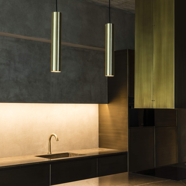 Люстра Stan сатиновое золото от интернет-магазина IDODOM.RU