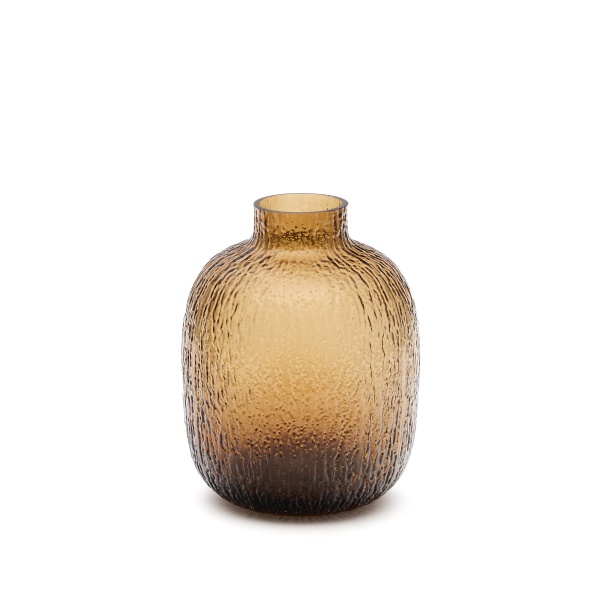Shali Ваза из коричневого стекла 23,5 см от интернет-магазина IDODOM.RU