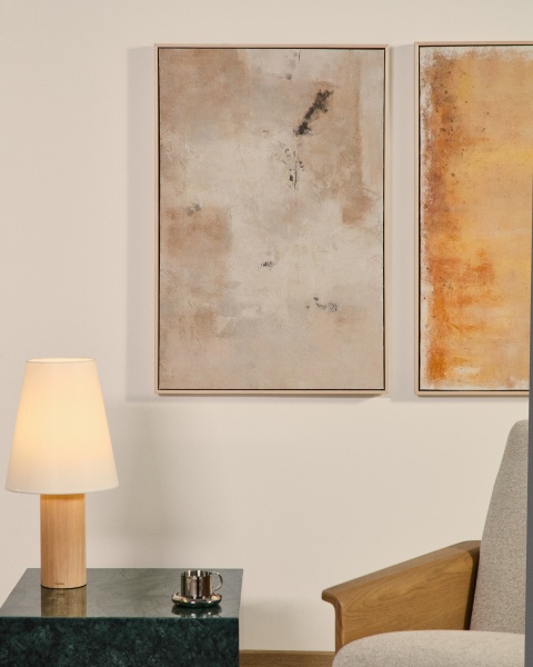 Абстрактная картина Selnar бежевая 60 x 90 см от интернет-магазина IDODOM.RU