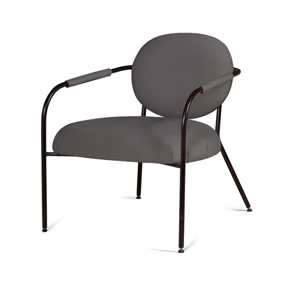 Лаунж кресло EGO, велюр черный от интернет-магазина IDODOM.RU