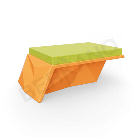 Угловой модуль Quaro с подушками Orange, Green