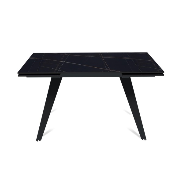 Стол раскладной Rhein (140+40+40), керамика матовая Blackgold от интернет-магазина IDODOM.RU