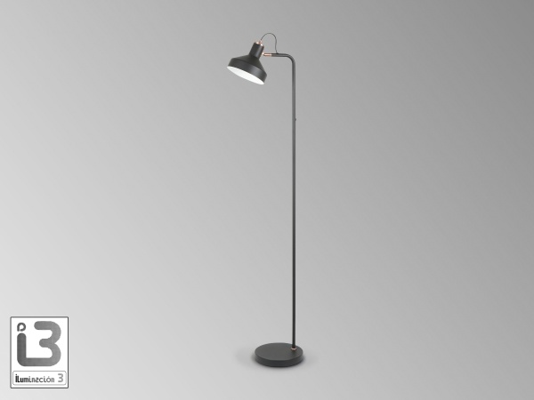 Irias Торшер 1L черный-медный от интернет-магазина IDODOM.RU