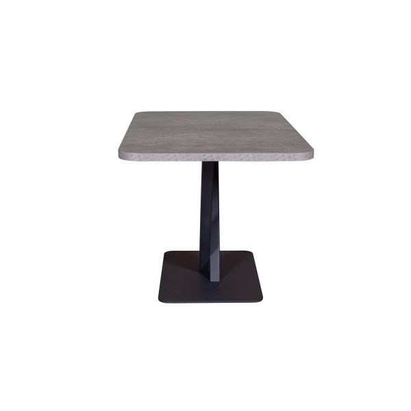 Стол Chester раздвижной  (120+40) камень темный, опоры черные от интернет-магазина IDODOM.RU