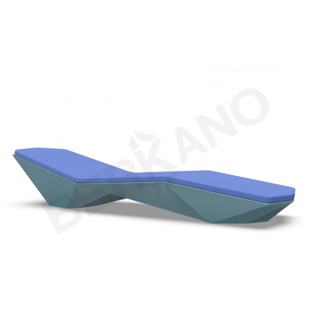 Шезлонг Quaro с подушками Blue Pine, Navy